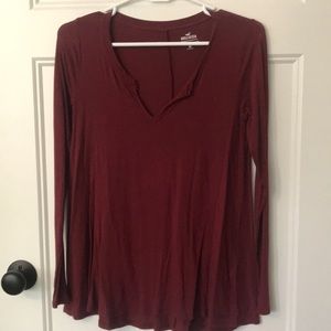 Maroon long sleeve